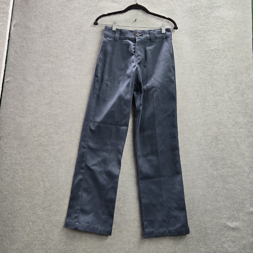 Dickies Men Pants 26X30 Dark Gray Chino Twill Skateboarding Button 29" Inseam